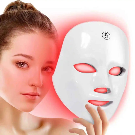Mascarilla Facial LED Inalambrica de Silicona