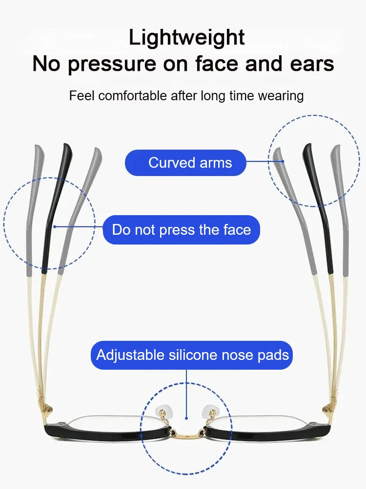 📢📢55 % de réduction !! ⏰ Lunettes de Lecture Ultra-Légères avec Filtre Anti-Lumière Bleue – Confort Tout au Long de la Journée & Protection Oculaire