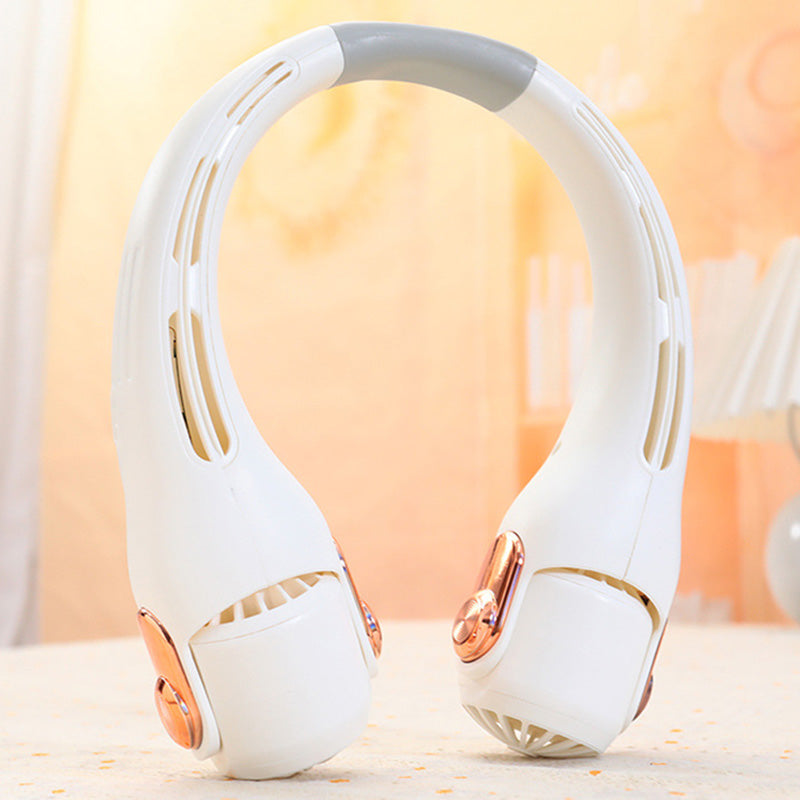 🌪️🍃 Ventilateur de cou – Ultra-silencieux, rotation à 360°, 3 vitesses. Rafraîchissement mains libres, longue autonomie. Indispensable en été !