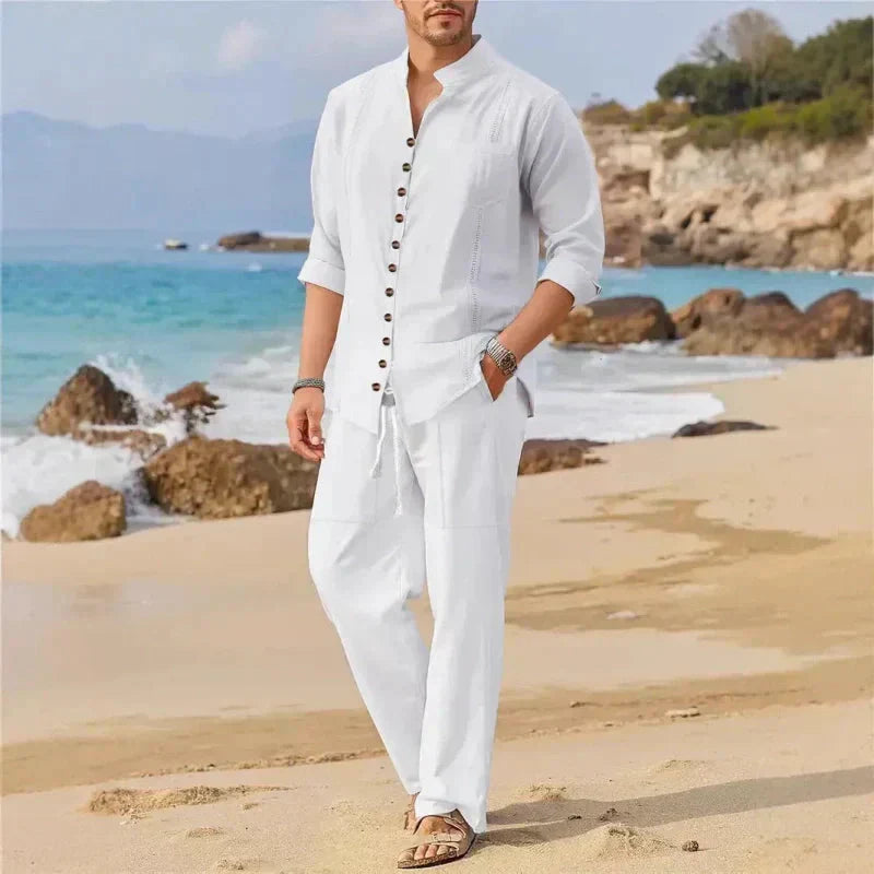 ✨ PROMO LIMITÉE -50% ! Ensemble Deux Pièces Léger et Décontracté pour Homme