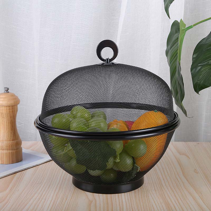 🧺 PROMO LIMITÉE 50% DE RÉDUCTION ! 🍇 Panier à Fruits Fermé avec Couvercle – Mailles Respirantes, Fonction Égouttoir ✨