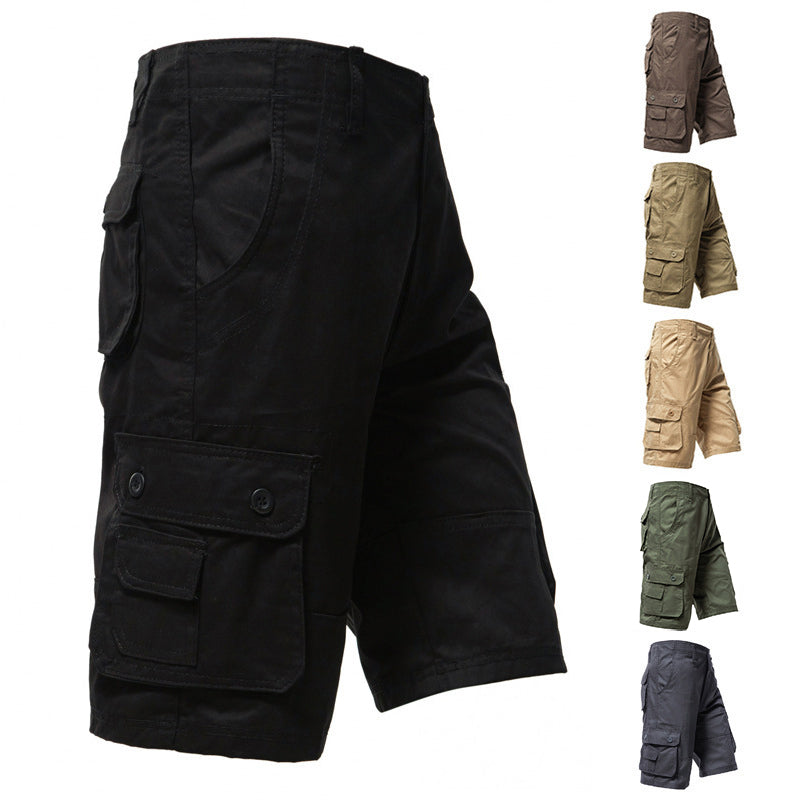 🩳 OFFRE LIMITÉE -50% ! 💥 Short Cargo Casual Homme Outdoor – Multi-Poches, Coton Durable, Coupe Décontractée ✨