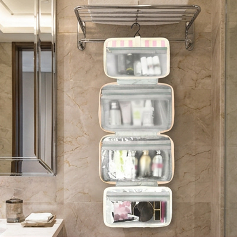 🔥Soldes d'été - 60% de réduction💞Plus de 30 000 exemplaires vendus !!💝Trousse de toilette de voyage suspendue à rayures