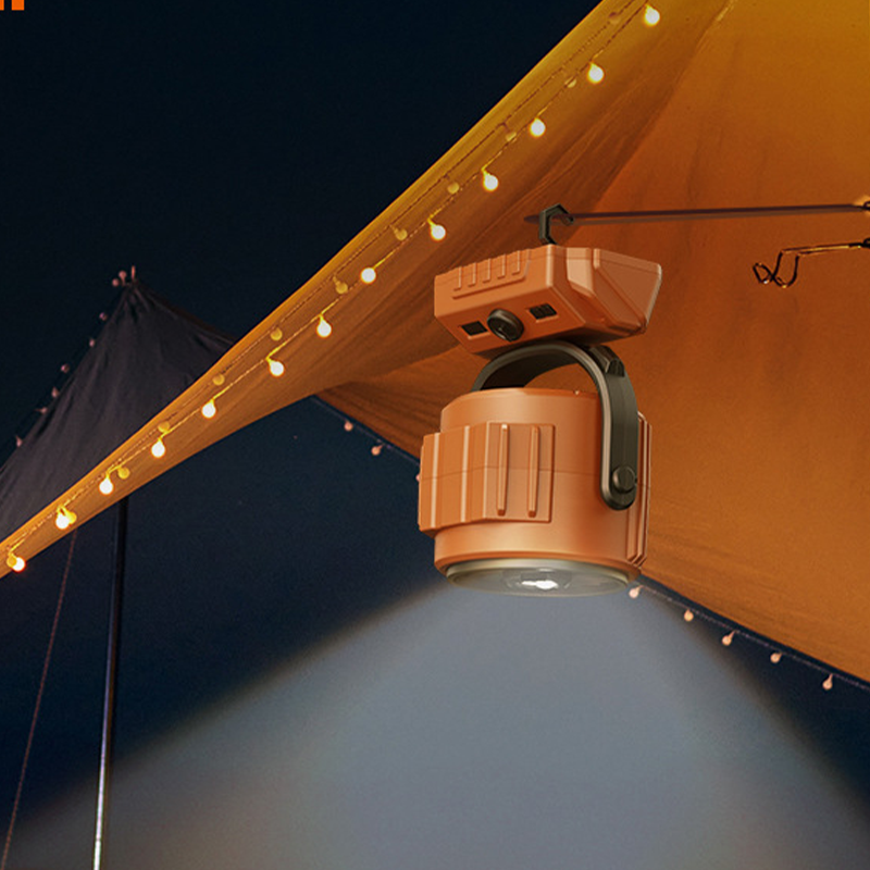 🌀🔥 -50% ! Ventilateur Camping Turbo 100 Vitesses – Oscillation 270° Rafraîchissement Large Angle, Batterie Lithium Chargeur Urgence LED 3 Niveaux, Suspension Crochet Table Plafond Polyvalent · Vert & Orange ✨