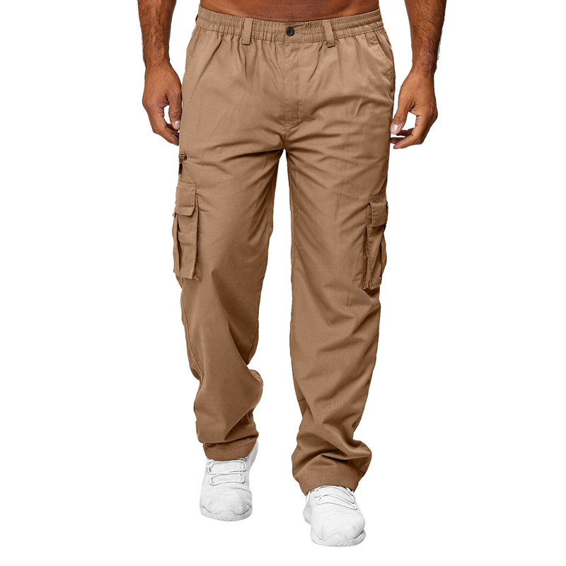 🔥 -50% maintenant ! 👖 Pantalon Cargo Homme Multi-Poches Coupe Décontractée