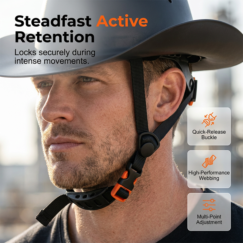 📢📢 -50% !! ⏰ Casque de Sécurité Style Cowboy à Large Bord – Casque de Chantier