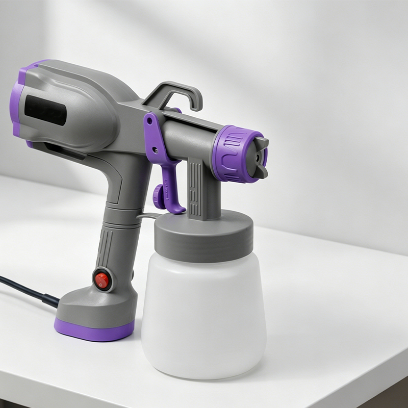 🎨⚡ 53% DE RÉDUCTION ! Pistolet à peinture électrique – Avec 5 buses, débit réglable et large jet – Idéal pour les murs, les meubles et les projets de bricolage ✨