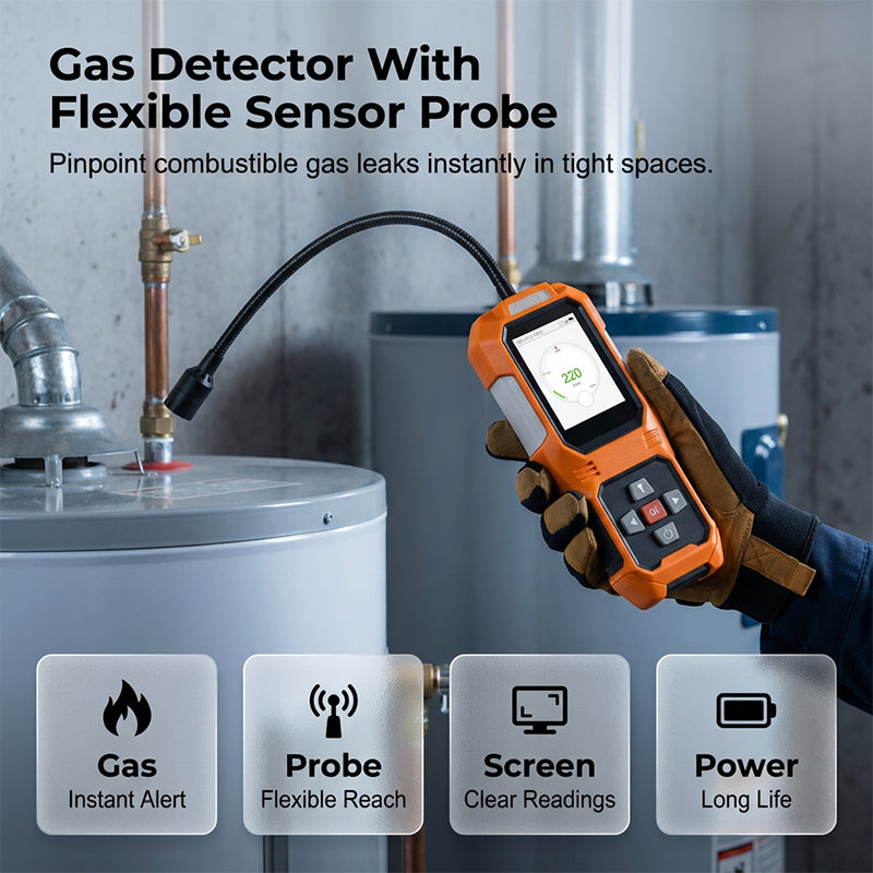 Détecteur de Fuite de Gaz Naturel Portable