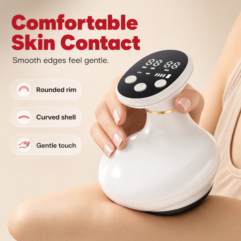 🧖‍♀️ Nouveauté 2026 – -50% 💮 Masseur Ventouses Chauffantes sous Vide🌿🏠